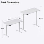 DeerRun®Electric Standing Desk, 39 x 23 Inches Height Adjustable